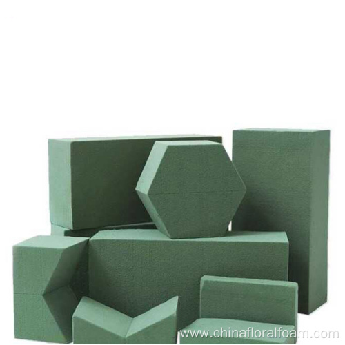Green Styrofoam For Flowers Special Shaped Floral Foam Manufactory